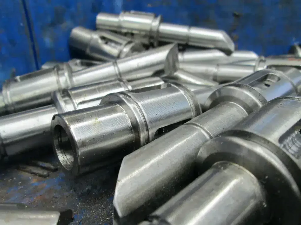 close up image of precision machined parts